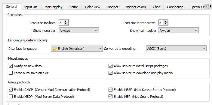 How to enable GMCP